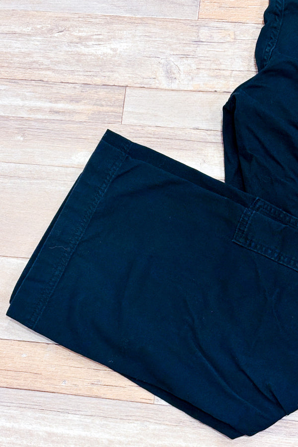 Pantalon cargo noir seconde main - H&M- La Penderie du Paradis