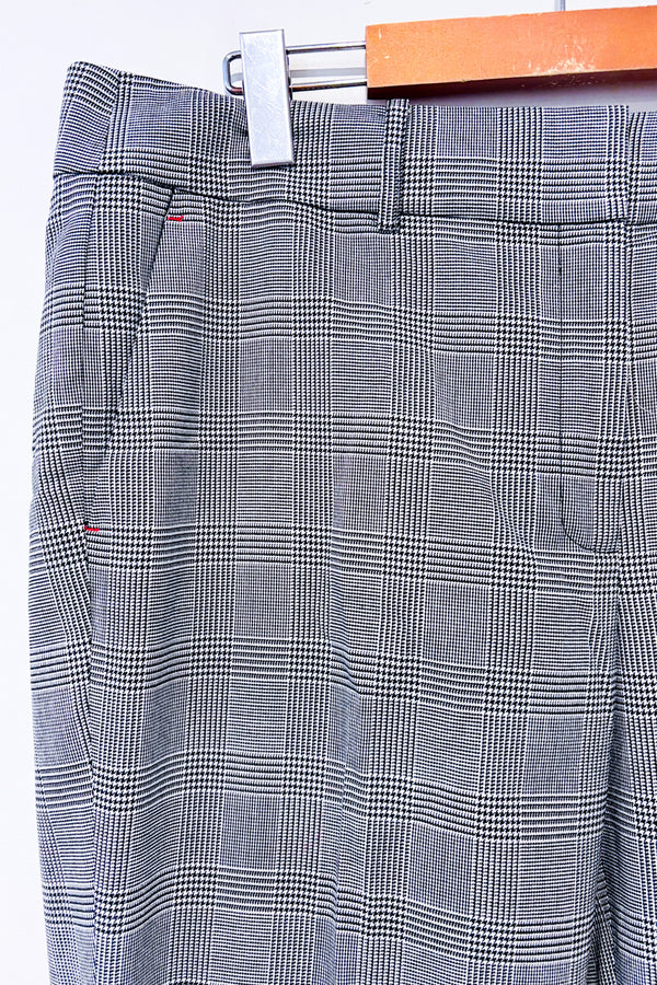 Pantalon Sutton Boot leg noir et blanc à carreaux* seconde main - Tommy Hilfiger- La Penderie du Paradis