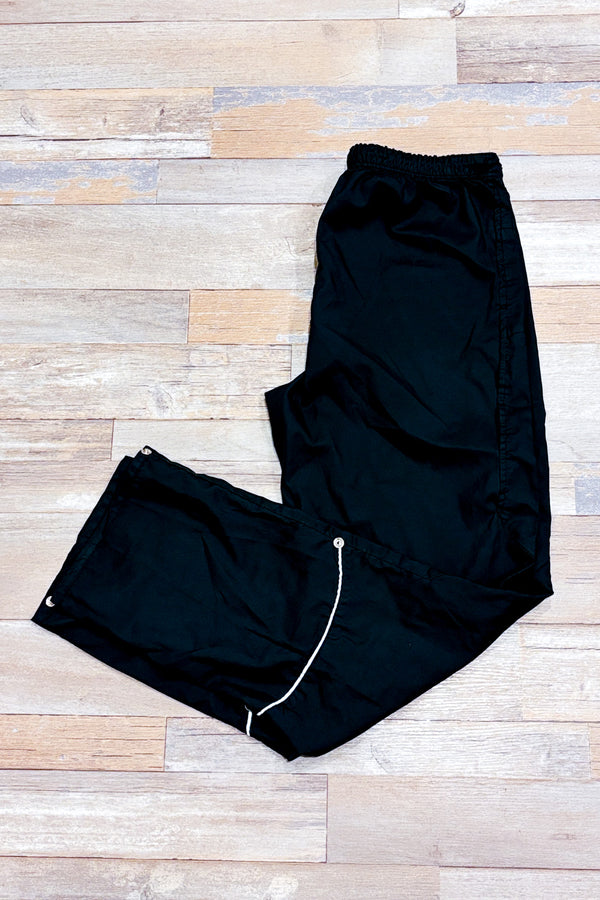 Pantalon noir coupe-vent seconde main - Orage- La Penderie du Paradis