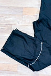 Pantalon noir coupe-vent seconde main - Orage- La Penderie du Paradis
