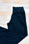 Pantalon sport gris jambe évasée à taille haute seconde main - Old Navy- La Penderie du Paradis