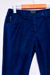 Pantalon marine jambe droite seconde main - Della Spiga- La Penderie du Paradis
