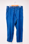Pantalon léger bleu ample à taille élastique seconde main - Iyla- La Penderie du Paradis
