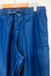 Pantalon léger bleu ample à taille élastique seconde main - Iyla- La Penderie du Paradis