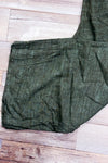 Pantalon vert jambe ample en lin * seconde main - Ella Moss- La Penderie du Paradis