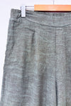 Pantalon vert jambe ample en lin * seconde main - Ella Moss- La Penderie du Paradis