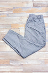 Pantalon gris léger à carreaux taille élastique* seconde main - Dynamite- La Penderie du Paradis