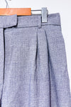 Pantalon gris léger à carreaux taille élastique* seconde main - Dynamite- La Penderie du Paradis