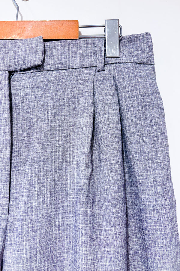 Pantalon gris léger à carreaux taille élastique* seconde main - Dynamite- La Penderie du Paradis