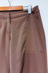 Pantalon cargo taupe léger à jambe ample* seconde main - San Francisco- La Penderie du Paradis