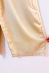 Pantalon ample beige à taille élastique* seconde main - Loft- La Penderie du Paradis