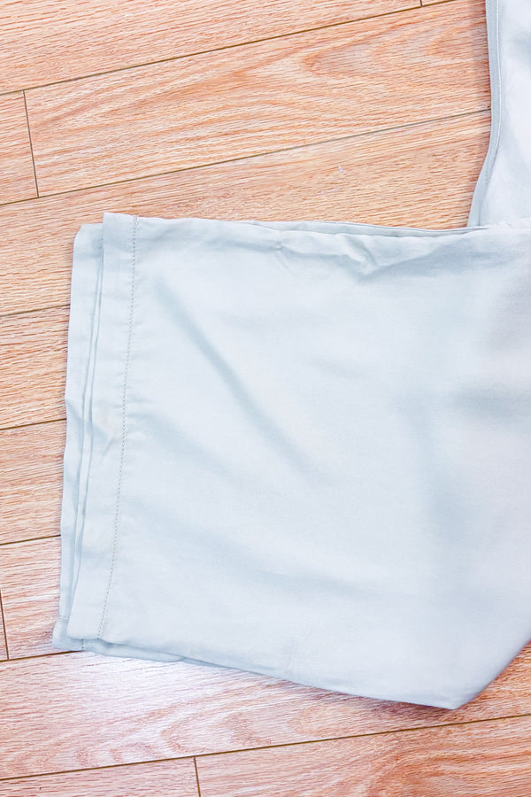 Pantalon ample beige à taille élastique* seconde main - Loft- La Penderie du Paradis