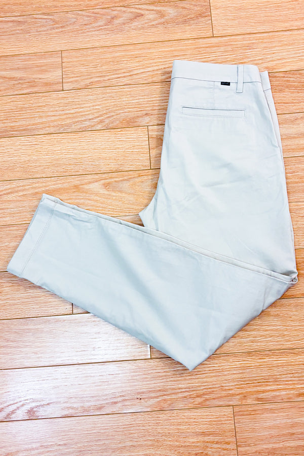 Pantalon ample beige à taille élastique* seconde main - Loft- La Penderie du Paradis