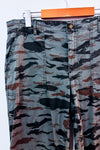Pantalon cargo camouflage tigré vert seconde main - Reitmans- La Penderie du Paradis