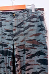 Pantalon cargo camouflage tigré vert seconde main - Reitmans- La Penderie du Paradis