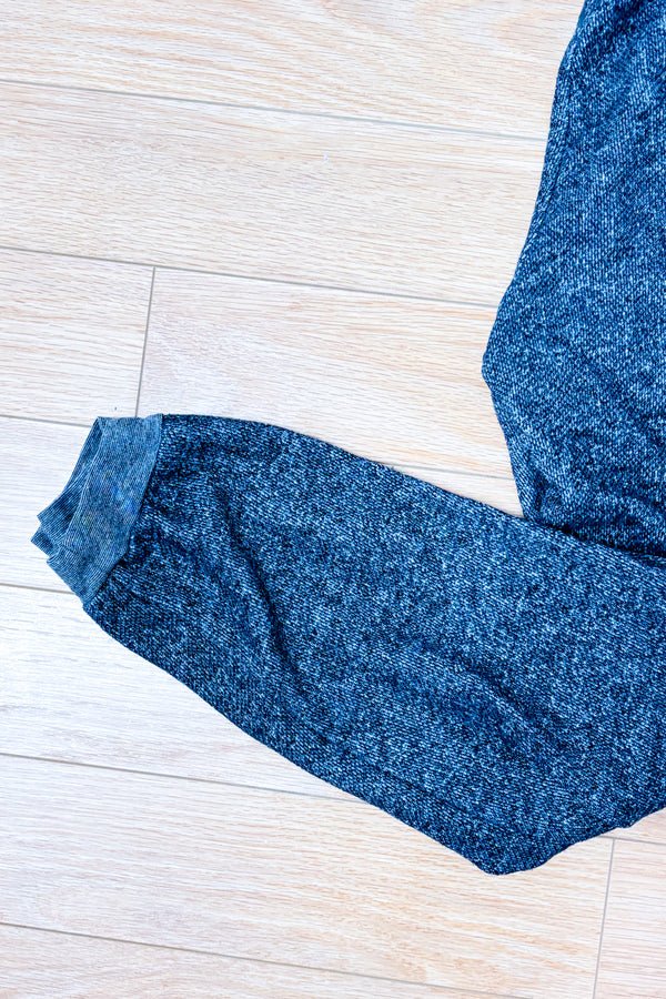 Pantalon jogging charcoal chiné à taille coulissée seconde main - Old Navy- La Penderie du Paradis