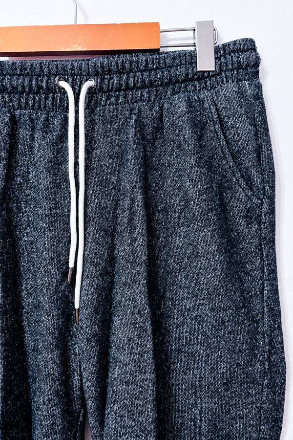 Pantalon jogging charcoal chiné à taille coulissée seconde main - Old Navy- La Penderie du Paradis
