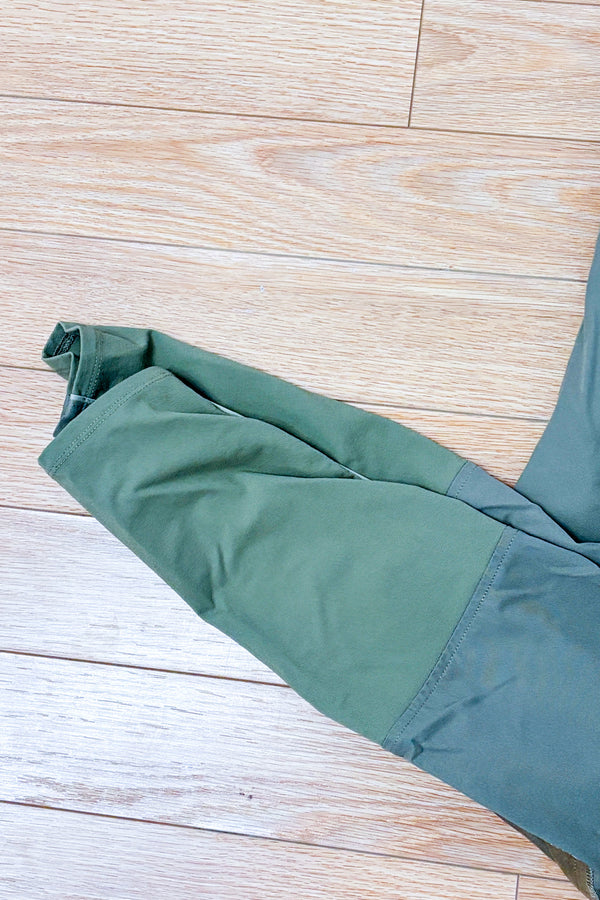 Pantalon d'équitation kaki à empiècements suédés seconde main - Ariat- La Penderie du Paradis