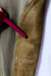 Pantalon d'équitation kaki à empiècements suédés seconde main - Ariat- La Penderie du Paradis