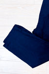 Pantalon noir extensible à boutons dorés* seconde main - Linea Domani- La Penderie du Paradis