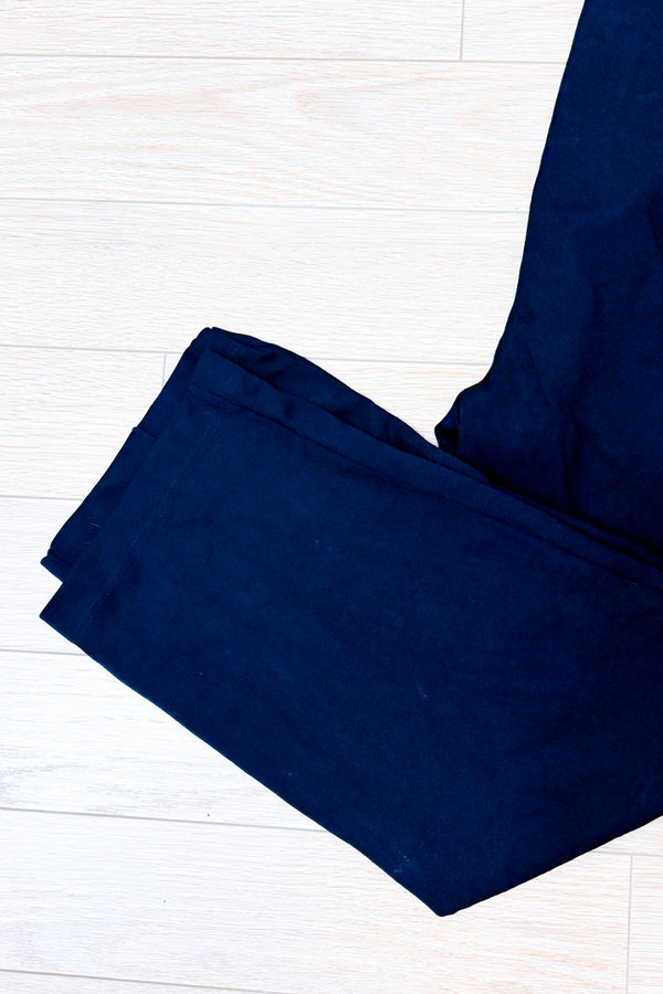 Pantalon noir extensible à boutons dorés* seconde main - Linea Domani- La Penderie du Paradis
