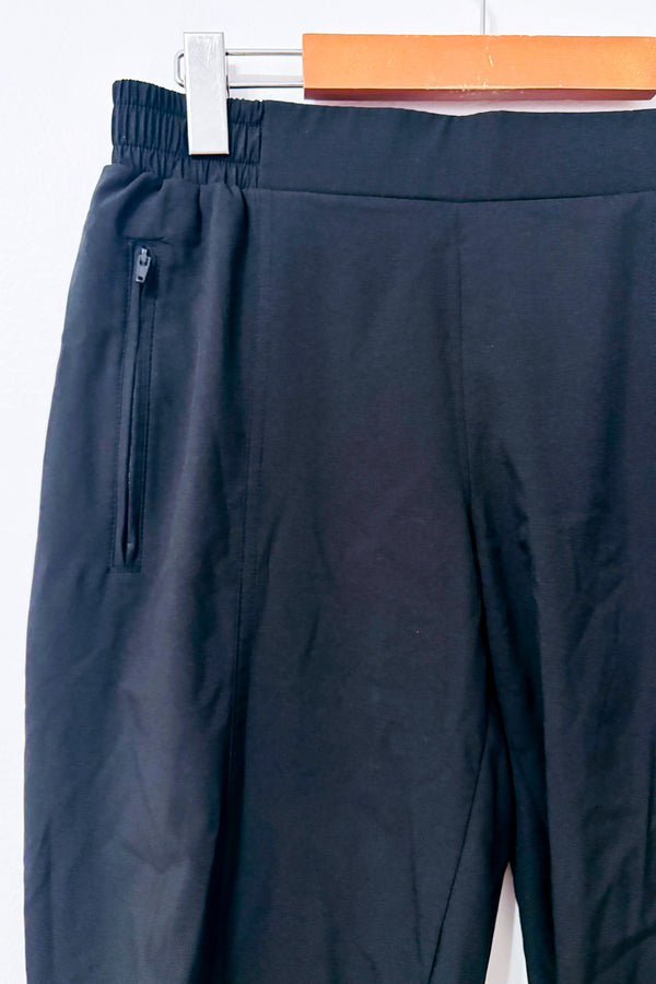 Pantalon jogger noir extensible à cheville élastique* seconde main - Old Navy- La Penderie du Paradis