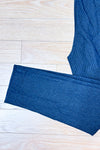Pantalon gris à petits motifs à enfiler seconde main - S.C. & Co- La Penderie du Paradis