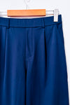 Pantalon marine droit à taille haute et plis* seconde main - Halara- La Penderie du Paradis