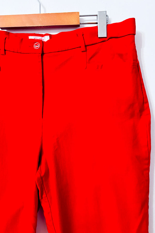 Pantalon rouge extensible* seconde main - Grenier- La Penderie du Paradis