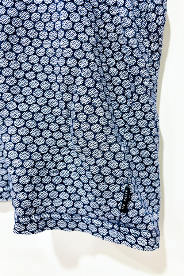 Polo bleu à motifs (l) - Homme -- La Penderie du Paradis ?