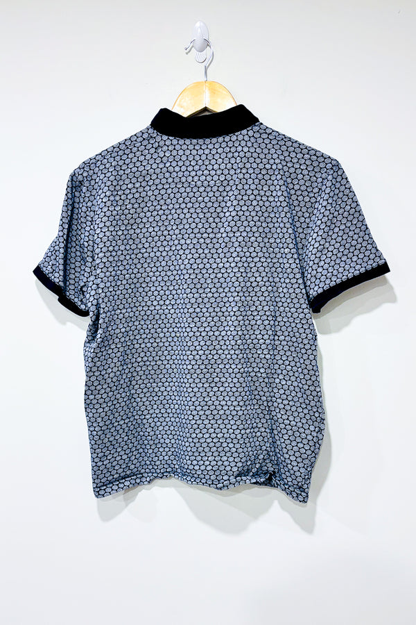 Polo bleu à motifs (l) - Homme -- La Penderie du Paradis ?