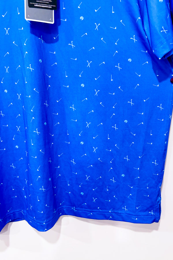 Polo de golf bleu (m) - Homme-Callaway-La Penderie du Paradis ๐