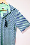 Polo rayé marine et vert (m) - Homme-Greg Norman-La Penderie du Paradis 🕊