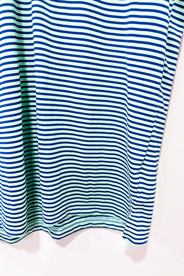 Polo rayé marine et vert (m) - Homme-Greg Norman-La Penderie du Paradis 🕊