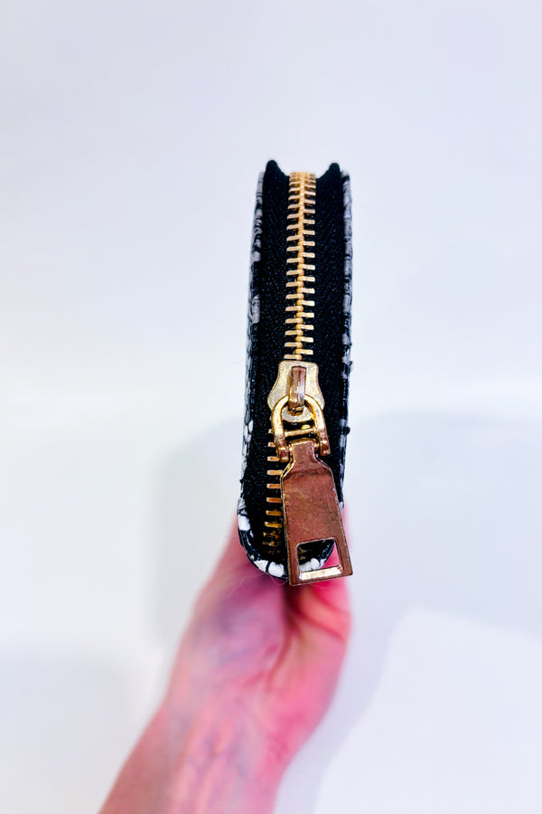 Portefeuille noir motif serpent-Autres-La Penderie du Paradis 🕊