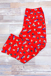 Pantalon de pyjama rouge motif de Noël (m)-Avon-La Penderie du Paradis 🕊
