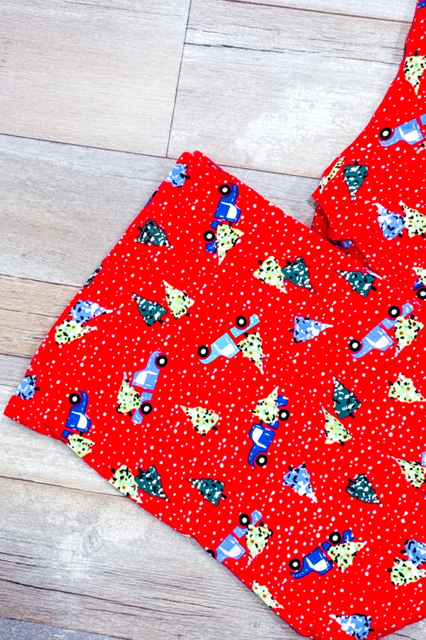 Pantalon de pyjama rouge motif de Noël (m)-Avon-La Penderie du Paradis 🕊