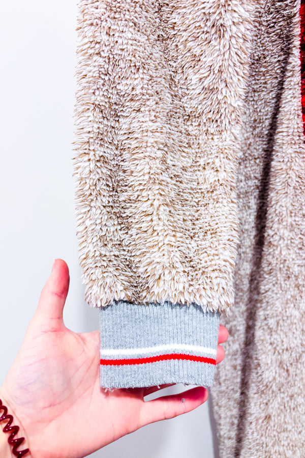 Pyjama une piece beige en peluche avec capuchon ourson (m)-Carisma-La Penderie du Paradis 🕊