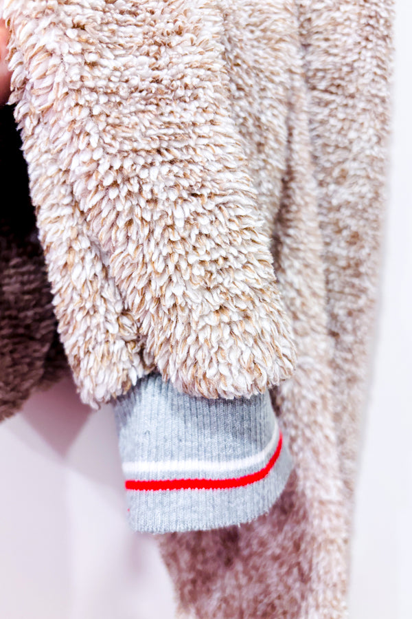 Pyjama une piece beige en peluche avec capuchon ourson (m)-Carisma-La Penderie du Paradis 🕊