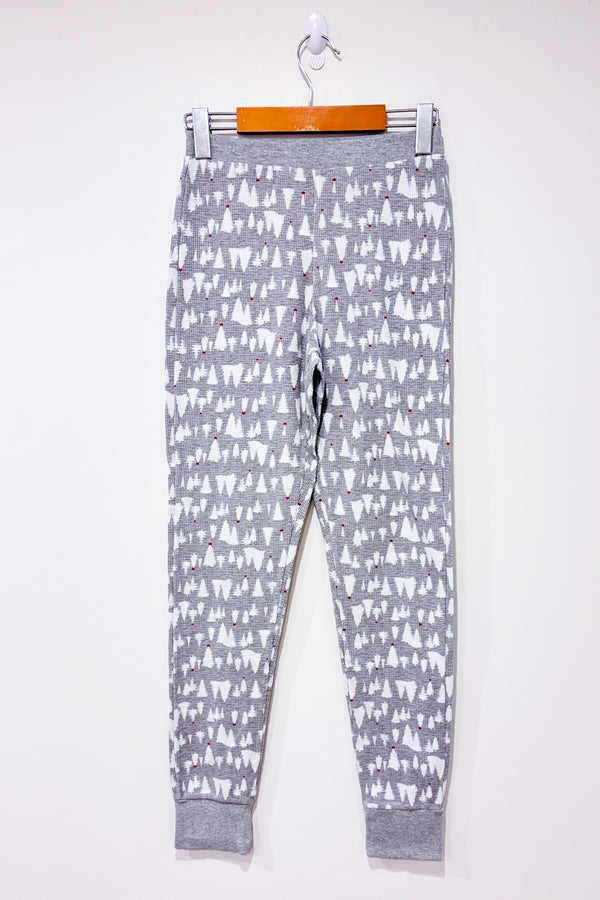 Bas de pyjama gris gaufré motif sapins (xs)-La Vie en Rose-La Penderie du Paradis 🕊