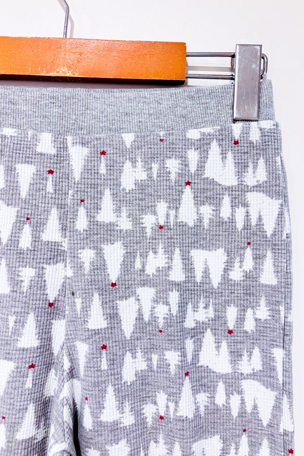 Bas de pyjama gris gaufré motif sapins (xs)-La Vie en Rose-La Penderie du Paradis 🕊