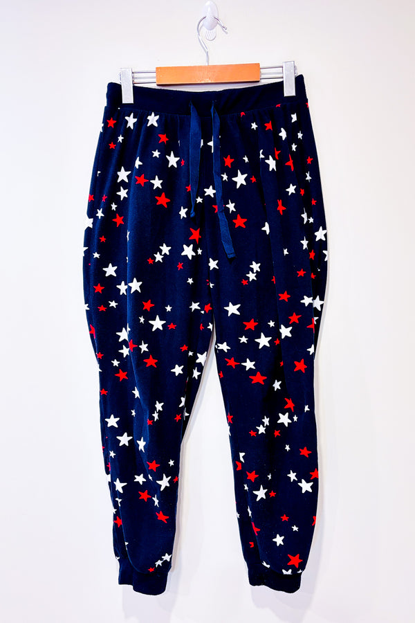 Pantalon de pyjama en peluche marine avec étoiles (s)-Carisma-La Penderie du Paradis 🕊