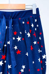 Pantalon de pyjama en peluche marine avec étoiles (s)-Carisma-La Penderie du Paradis 🕊