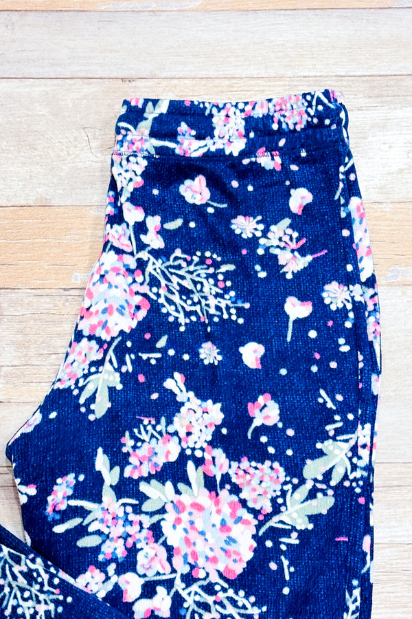 Pantalon de pyjama bleu fleuri (m)-Ardene-La Penderie du Paradis 🕊