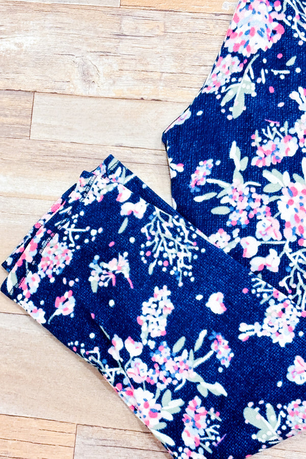 Pantalon de pyjama bleu fleuri (m)-Ardene-La Penderie du Paradis 🕊