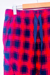 Pantalon de pyjama rouge et marine à carreaux seconde main - Aerie- La Penderie du Paradis