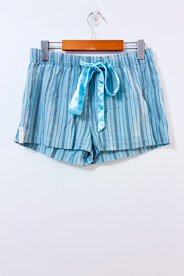 Short de pyjama bleu rayé seconde main - La Vie En Rose- La Penderie du Paradis
