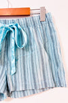 Short de pyjama bleu rayé seconde main - La Vie En Rose- La Penderie du Paradis