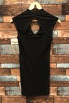 Robe ajustée noire scintillante (xxs) seconde main Le Château