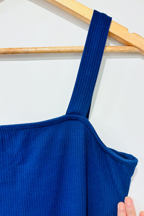 Robe Amelia bleu marin (m) seconde main The Drop